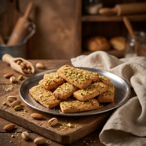Pista Badam Wholewheat Butter Biscuit